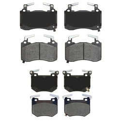Front & Rear Premium Ceramic Brake Pad For G70 19-2022 W/ Brembo Braking