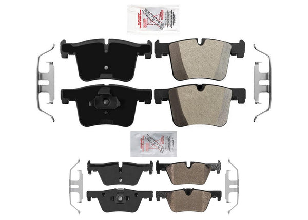 OE Style Semi Metallic Disc Brake Pads Hardware for BMW 320i 13-16 320i x 13-16