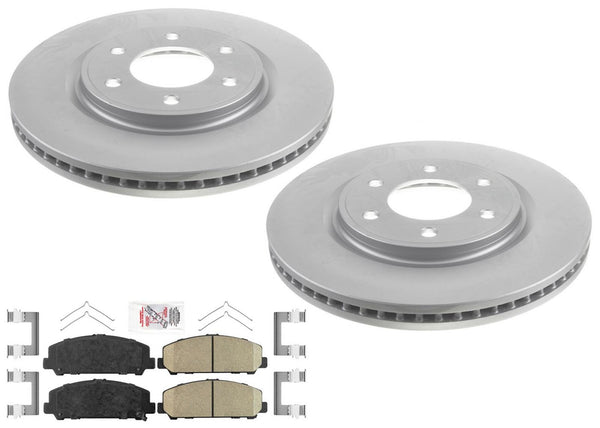 Disc Brake Rotors Ceramic Disc Brake Pads Hardware for Infiniti QX80 2014-2024