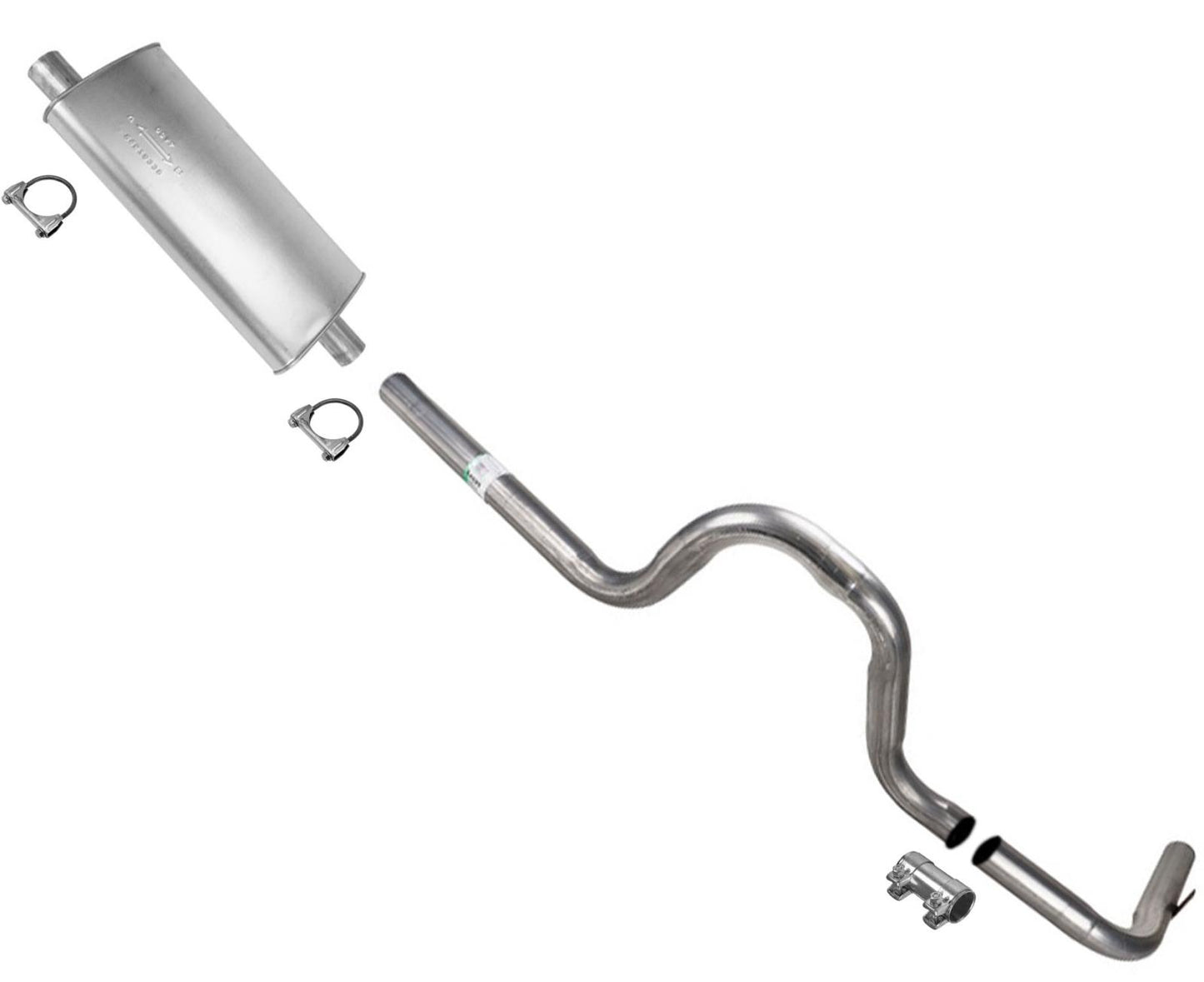 Se adapta a 87-91 W150 D150 V8 Pick Up 115 Base de rueda silenciador tubo de escape