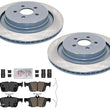 Rear Brake Rotors & Rear Ceramic Brake Pads For Nautilus 2019 2022 2023 2024