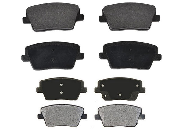 Front & Rear Ceramic Disc Brake Pads for Hyundai Veloster N 2019-2022 Turbo