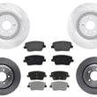 DFC Front Rear Disc Brake Rotors Brake Pads for Hyundai Kona N 2022 2023 Turbo