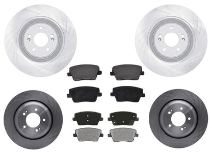 Front Rear Disc Brake Rotors Brake Pads for Hyundai Kona N 2022 2023 Turbo