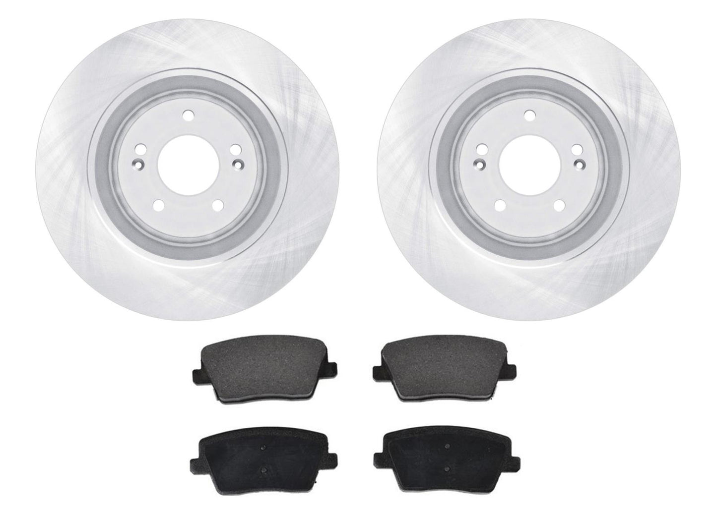 DFC Front Disc Brake Rotors Brake Pads for Hyundai Kona N 2022 2023 Turbo