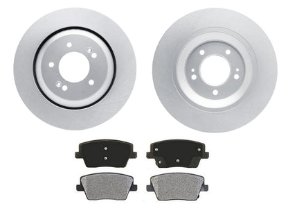 Coated Rear Disc Brake Rotors Brake Pads for Hyundai Kona N 2022 2023 Turbo