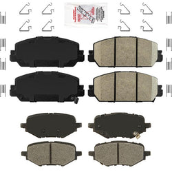 Front & Rear Premium Ceramic Disc Brake Pads Set For Honda Clarity 2017-2021