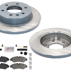 Brake Disc Rotors Brake Pads for Mercedes Benz Sprinter 2500 19-24 Electric Park