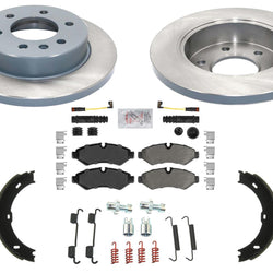Brake Disc Rotors & Pads for Mercedes Benz Sprinter 2500 19-24 Electric Parking