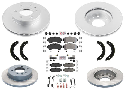 Disc Brake Rotors & Pads for Mercedes Benz Sprinter 2500 19-24 Electric Parking