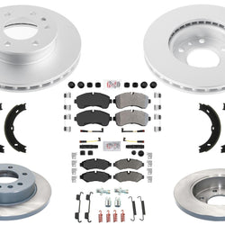 Disc Brake Rotors & Pads for Mercedes Benz Sprinter 2500 19-24 Electric Parking