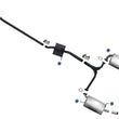 EPA Catalytic Converter Dual Exhaust System Mufflers For Acura TL 99-2003 3.2L