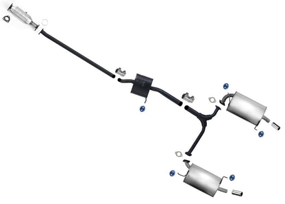EPA Catalytic Converter Dual Exhaust System Mufflers For Acura TL 99-2003 3.2L