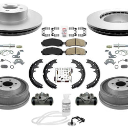 Brake Disc Rotors & Pads Drums Shoes For Ford Sport Trac 2001-2002 4 Wheel Drive