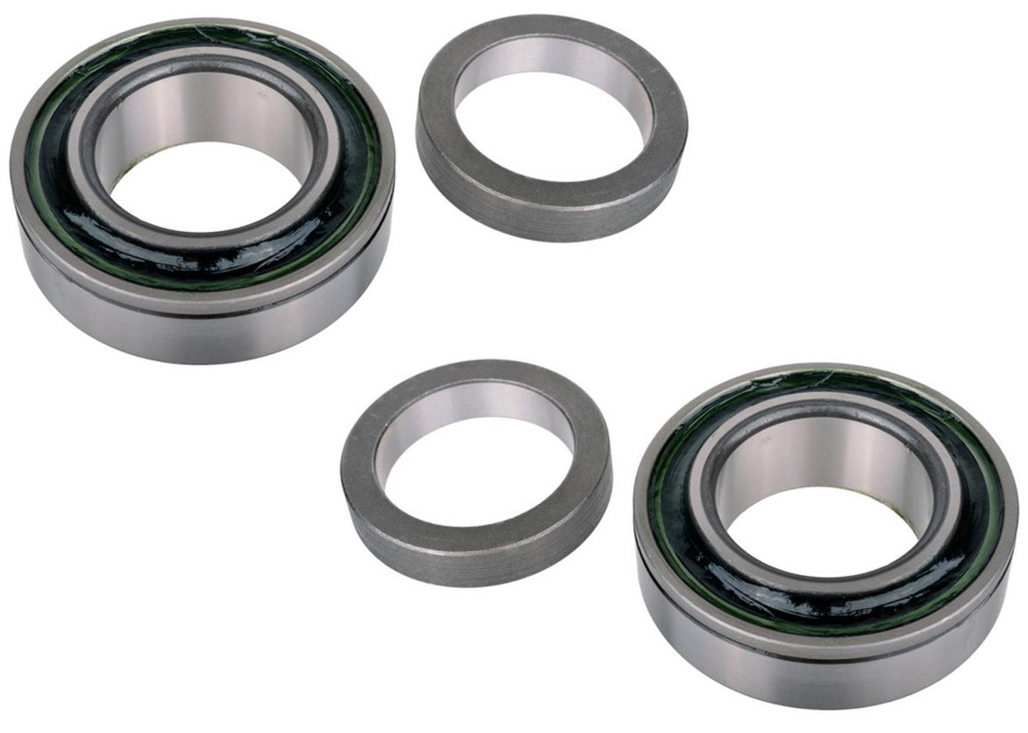 2 Rear Axle Bearings Wheel Bearing W Lock Ring for Nissan Titan 2008-2015