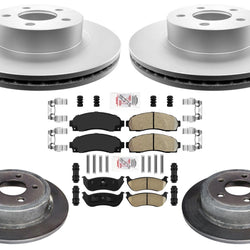 Disc Brake Rotors & Pads for Explorer Sport Trac 03-05 4 Wheel Drive