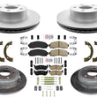 Disc Brake Rotors & Pads for Explorer Sport Trac 03-05 4 Wheel Drive