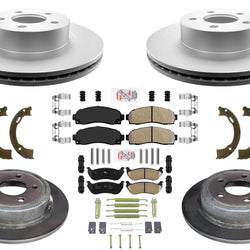 Disc Brake Rotors & Pads for Explorer Sport Trac 03-05 4 Wheel Drive