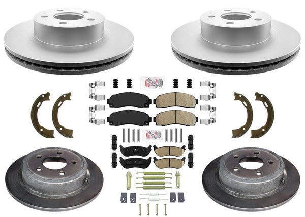 Disc Brake Rotors & Pads for Explorer Sport Trac 03-05 4 Wheel Drive