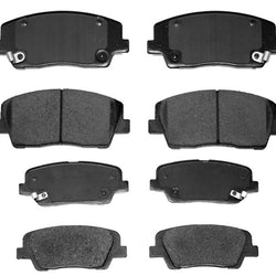 Front & Rear Ceramic Disc Brake Pad Set for G70 Genesis 2019-2023 2.0L Automatic