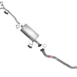 Exhaust System Muffler and Tail Pipes For Nissan Titan 2004 2005 2006 5.6L