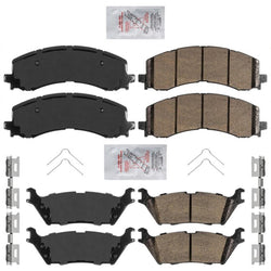 Front & Rear Ceramic Disc Brake Pad Set for Ford Expedition 2022 2023 2024