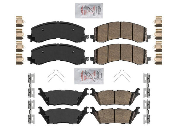Front & Rear Ceramic Disc Brake Pad Set for Ford Expedition 2022 2023 2024