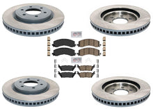 Coated Brake Disc Rotors Brake Pad Set for Ford F150 Heavy Duty 21-23 350MM