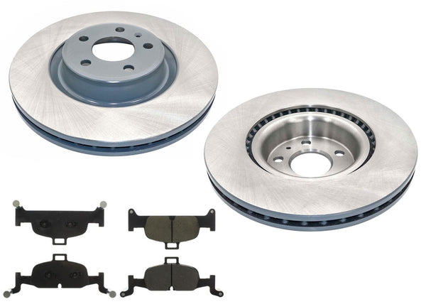 Frt Brake Rotors Brake Pads for Audi A4 Quattro 2017-2024 2.0L 338MM Rotor Size