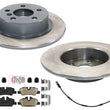 Coated Rear Disc Brake Rotors Pads Sensor For Mini Cooper EV 2020-2024 Electric