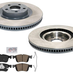 Front Coated Brake Disc Rotors Brake Pad Set for Ford Maverick 2022 2023 2024