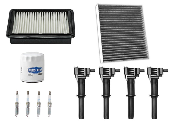 Ignition Coil & Filters Cabin Filter Spark Plugs For Chevrolet Spark 16-20 1.4L