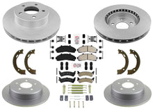Coated Brake Disc Rotors Brake Pad Set for Ford Explorer 1995-2001 4 Wheel Drive