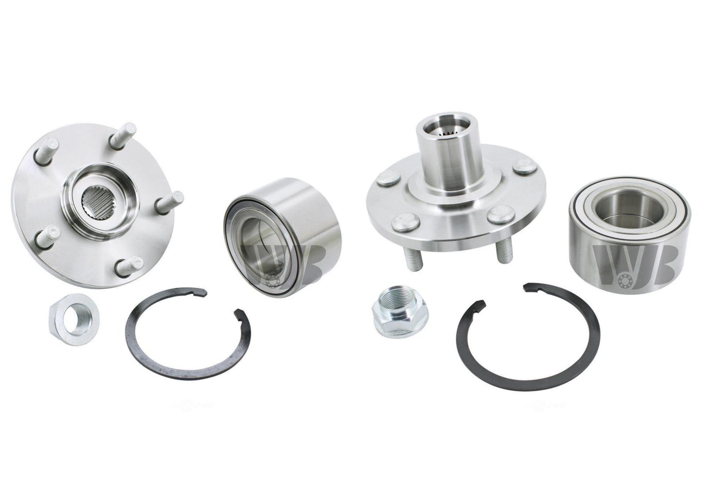 2 Front Wheel Hub Bearing Kit For Toyota Camry 2004 2005 2011 2.4L & Hybrid