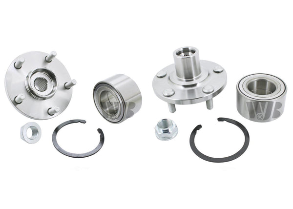 2 Front Wheel Hub Bearing Kit for Toyota Camry 2004-2011 2.4L & Hybrid Models