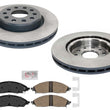 F Coated Brake Disc Rotors Brake Pad for Jeep Grand Cherokee 22-24 Standard Brak