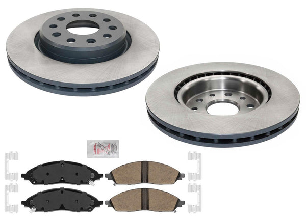 F Coated Brake Disc Rotors Brake Pad for Jeep Grand Cherokee 22-24 Standard Brak