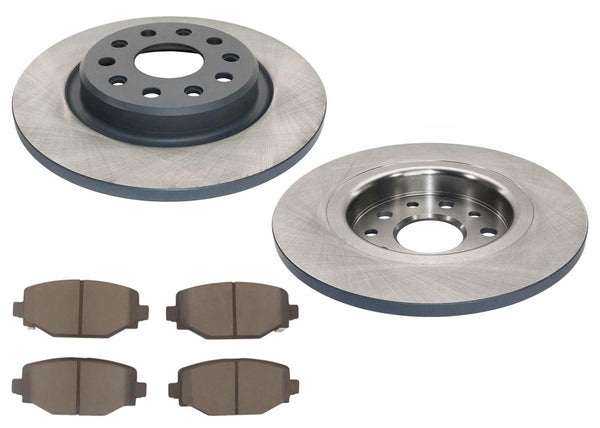 R Coated Brake Disc Rotors Brake Pad for Jeep Grand Cherokee 22-24 Standard Brak