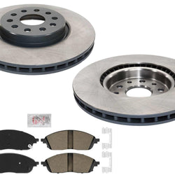 Front Coated Brake Rotors  Pad for Jeep Grand Cherokee 22-24 Heavy Duty