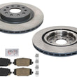 R Coated Disc Brake Rotors & Pads for Jeep Grand Cherokee 22-24 Heavy Duty