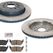 Rear Coated Disc Brake Rotors Brake Pad for Jeep Grand Wagoneer 2022 2023 2024