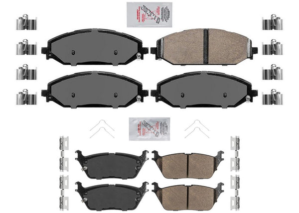 AME Premium Front Rear Ceramic Disc Brake Pad for Ram 1500 2021 2022 2023 2024