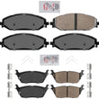 AME Premium Front Rear Ceramic Disc Brake Pad for Jeep Wagoneer 2022 2023 2024