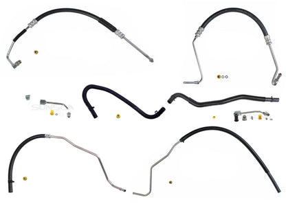 Power Steering Pressure Hose Return For Ford F250 Super Duty 03 2004 6.0L Diesel