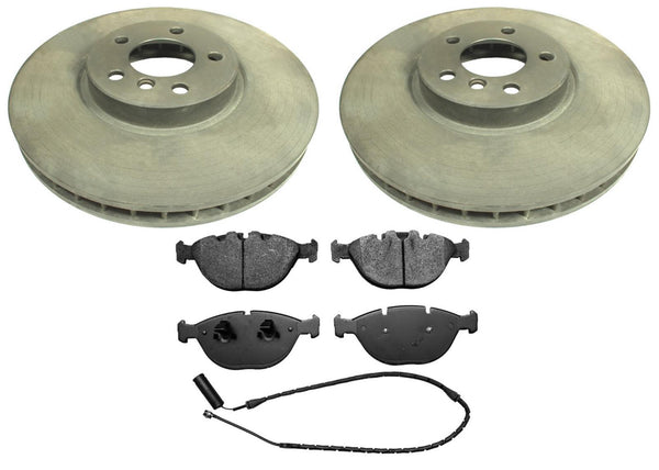 Frt Performance Carbon Disc Brake Rotors Pads For BMW X5 2002-2006 4.6L 4.8L V8
