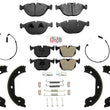 Front & Rear Disc Brake Pads Parking Shoes For BMW X5 2002-2006 4.6L 4.8L V8