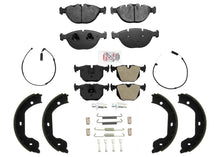 Front & Rear Disc Brake Pads Parking Shoes For BMW X5 2002-2006 4.6L 4.8L V8