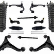 Front Struts Upper Lower Control Arms Tie Rods & Links For Jeep Liberty 08-2012