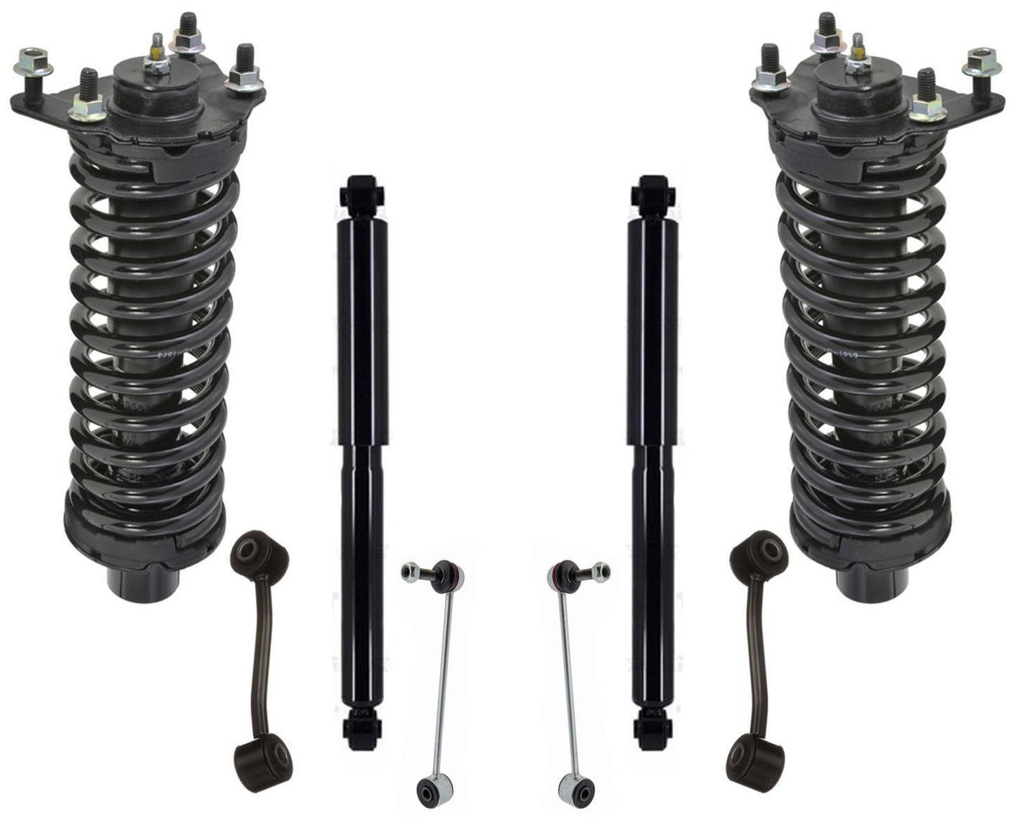 Front Struts Rear Shocks & Sway Bar Links For Jeep Liberty 2008 2009 2011 2012