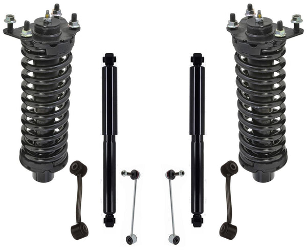 Front Struts Rear Shocks & Sway Bar Links For Jeep Liberty 2008 2009 2011 2012